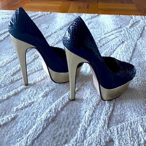 Shoes of Prey, S. 36, python, 6 inch heels